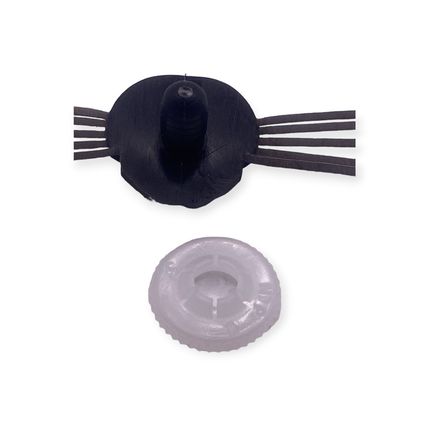Plastic Animal Nose With Whiskers Safety Nose for Soft Toys Inc Back Washer