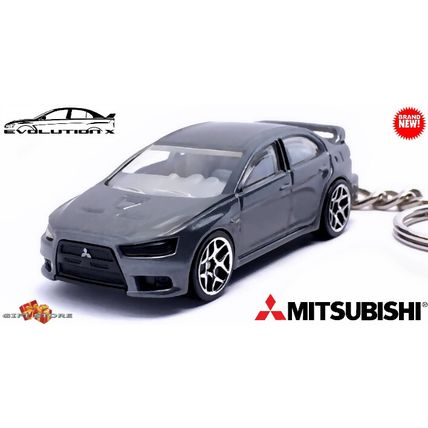 VERY RARE KEYCHAIN GREY MITSUBISHI LANCER