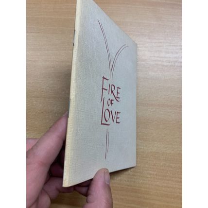 1985 "FIRE OF LOVE" PRAYERS & MEDITATIONS RELIGIOUS PAPERBACK BOOKLET (LL)