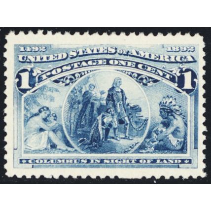 230, Mint 1¢ VF/XF NH JUMBO - Stuart Katz