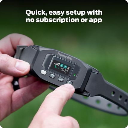 Premier Pet GPS Dog Fence Collar-Circular Wireless Boundary-NEW-SEALED-FAST SHIP