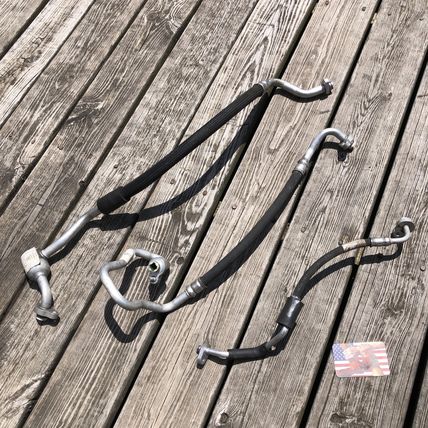 Land Rover LR2 A/C AC Suction Outlet Pressure Hose Line Set OEM 2.0L Quantity 3