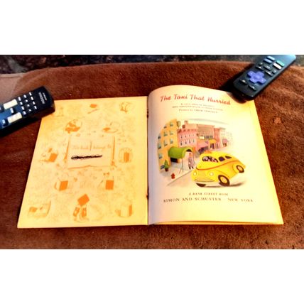 Old Vintage Little Golden Book The Taxi That Hurried (C) Edition 1946