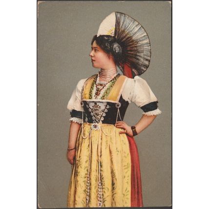 Appenzellerin, Festtracht, c.1905-10 - Wehrli AK