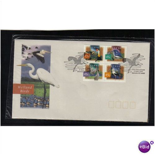 1997 AUSTRALIA WETLAND BIRDS FDC