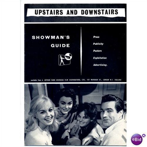 UPSTAIRS AND DOWNSTAIRS Mylene Demongeot, Claudia Cardinale 1959 Press Book
