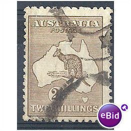 Australia 1916 SG41 2/- Pale Brown Fine Used.