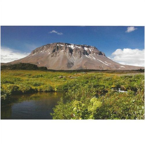 Frimerkjasalan: Mount Herdubreid seen from Herdubreidarlindir.