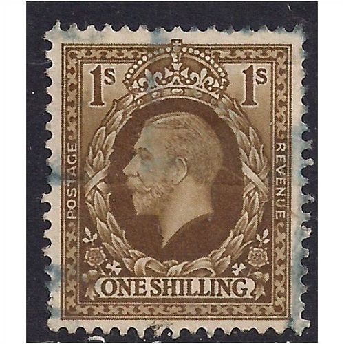 GB 1936 KGV 1/-d Bistre Brown SG 449 (C401