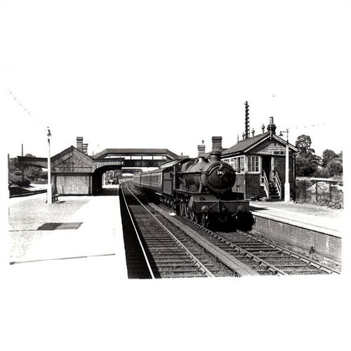 Railway Photograph - RADLEY (Oxfordshire) Railway Station (North View) - c.1950?