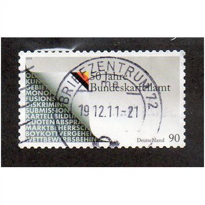 GER 2008 €0.90(S/A) 'MONOPOLIES COMMISSION' FINE USED (EBID30-539)