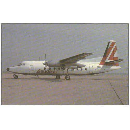 Lauda Air Fokker F27 Friendship Aircraft Postcard (A10664)