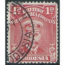 Rhodesia 1913 SG190 1d Rose-Carmine Fine Used .. ..