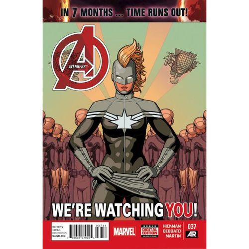 Avengers (2013) #37 Marvel Comics Jonathan Hickman CAPTAIN MARVEL