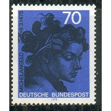 Germany 1974 - SG1726 - 500th Birth Anniv Of Michaelangelo (unused)