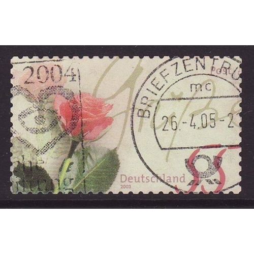 Germany 2003 SG 3201 Used - Perf 10 - Flowers (D-083)