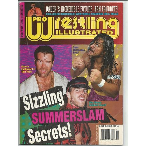 PRO WRESTLING ILLUSTRATED magazine NOVEMBER 1995 SUMMERSLAM