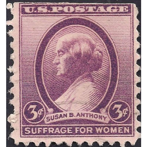 USA, PEOPLE, Susan B Anthony, violet 1936, 3c