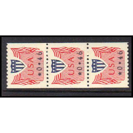 CVP31 46c Shield Very Fine MNH Dry Gum Strip of 3 PA5233