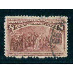 Used 236 8c Columbus Restored to Favor Just Clears C0150