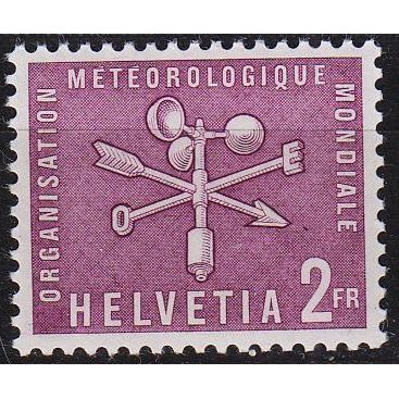 SCHWEIZ SWITZERLAND [OMM/WMO] MiNr 0006 ( **/mnh )
