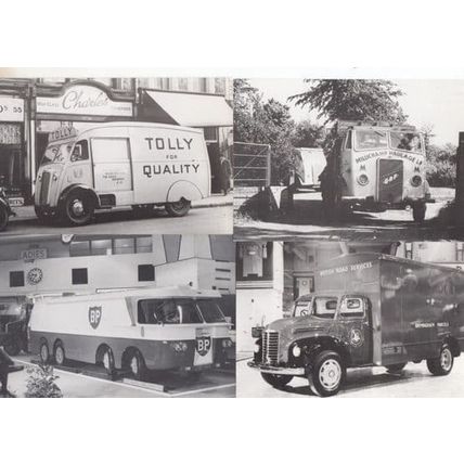 Commercial Vehicles Motor Show Essex Tolly Brewery Van BP Petrol 4x Postcard s