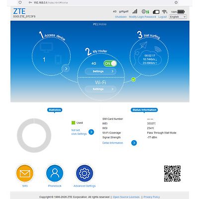 Vodafone R219z ZTE R219z - Postal Unlock + debrand