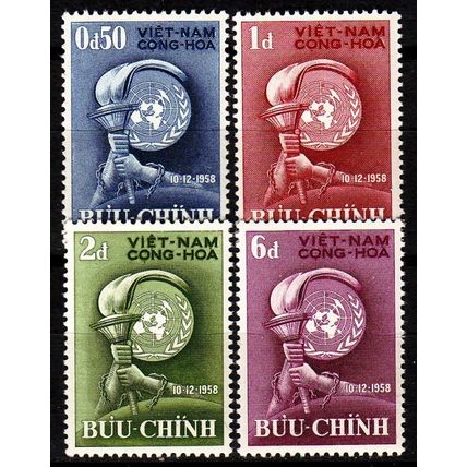 VIETNAM SÜD SOUTH [1958] MiNr 0168-71 ( **/mnh ) UNO