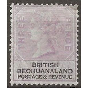 Bechuanaland 1888 SG12 3d Lilac & Black Mounted Mint ..