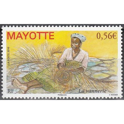 Mayotte 2010 Yvert 233 Neuf ** Cote (2017) 2.30 € La vannerie