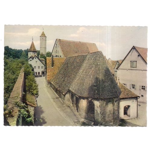 DINKELSBUHL unused vintage postcard =