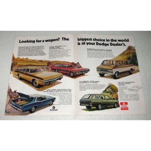 1973 Dodge Polara, Monaco, Dart Sport, Colt Car Ad
