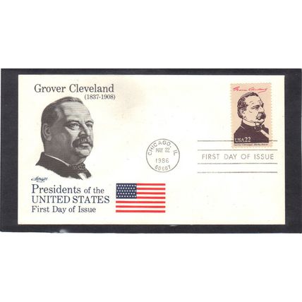FDC Artmaster 2118d 22c Grover Cleveland (Cachet-U/A) CV40671