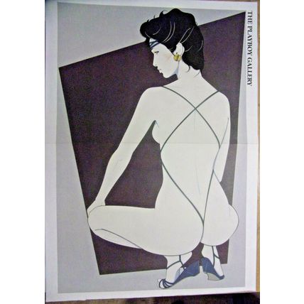 Playboy magazine Pin Up-The Playboy Gallery-Nude print & Bruce Willis