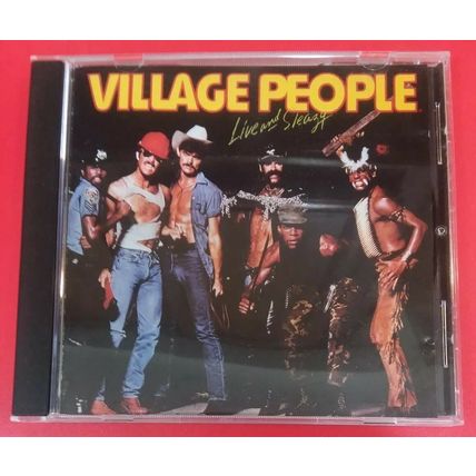 LIVE AND SLEAZY by THE VILLAGE PEOPLE (CD, 1994 - Rebound - USA) Acceptable!!!