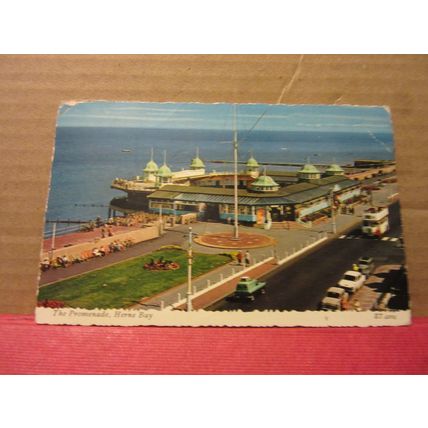 THE PROMENADE , HERNE BAY used postcard. 1968 pm Valentine =
