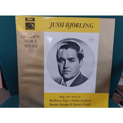 Jussi Björling – Golden Voice Series No 17 (HQM1190) 1969 (LP) c/w lyrics insert