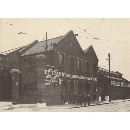 Leyton Tram Depot London in 1907 Transport Postcard