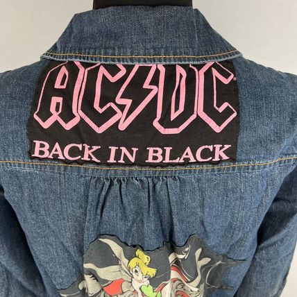 AC/DC ACDC Back In Black Rue 21 Denim Jean Jacket Small
