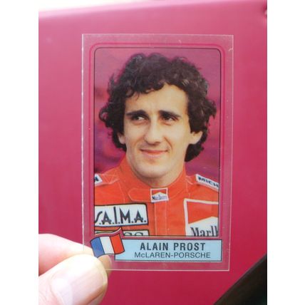 Alain Prost (McLaren-Porsche) | Panini Grand Prix Scratch N' Play Card (1984)