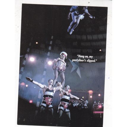 ''Hang on my Pantyliners slipped'' Bodtform advertising Postcard unused VGC
