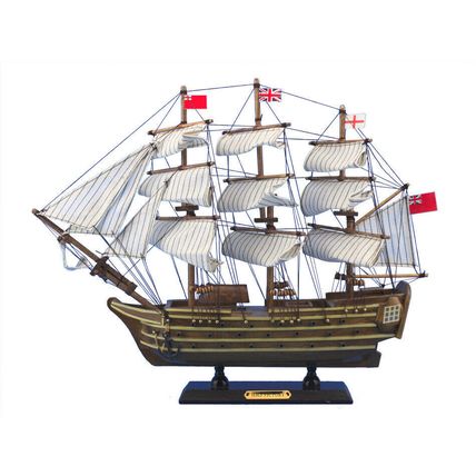 Wooden HMS Victory Tall Model Ship 14""