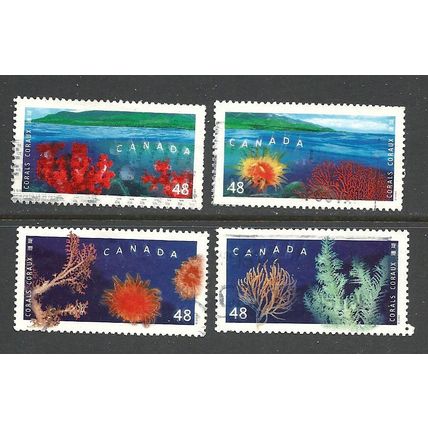 2002 - Canada - Corals - Set - Used