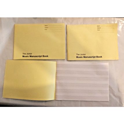 3X Vintage Philip & Tacey Junior Music Manuscript Book A5