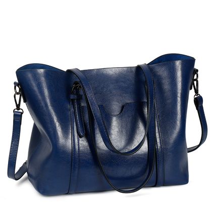 Women Top Handle Satchel Handbags Shoulder Bag Messenger Tote Bag Purse Blue