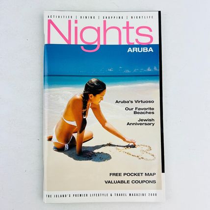 ARUBA Nights & Experience Lifestyle & Travel Magazine Lot