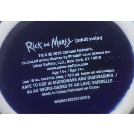 Cartoon Network Adult Swim Rick & Morty 16 Ounce Mug