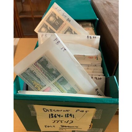 Great Dealers Inventory of Mainly 6-10¢ Stamps Face value $3412.00 * Stuart Katz
