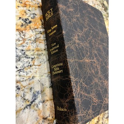 Holy Bible New Analytical Edition KJV Comprising Bible Dictionary Rebind Used