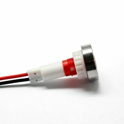 Cars Boat 12V-24v 10mm LED Indicator Light Pilot Dashboard Panel Warning Lamp'